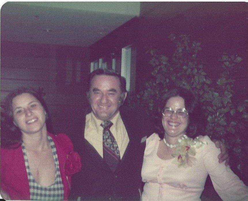 Daddy and his girls. It's been thirty-four years and I miss him today and everyday. Happy Father's Day with LOVE