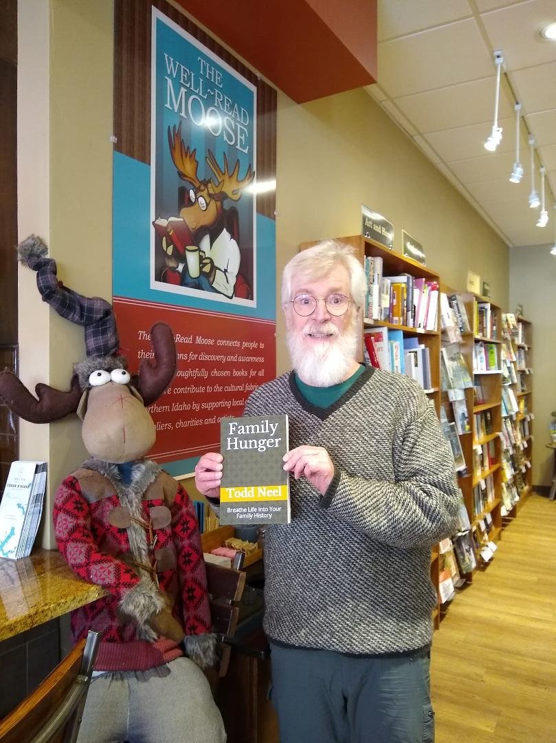 My book is available at The Well Read Moose at 2048 N. Main St., Coeur d'Alene, Idaho!