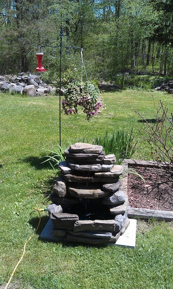 Our new water fountain.