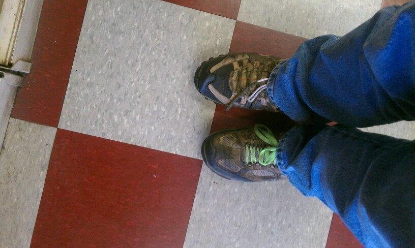 Got up put my shooes on went to town?!