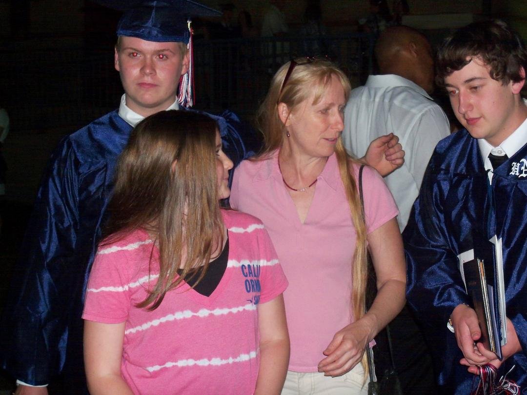 Auston and Eric's graduation. Mom and Lilly too.