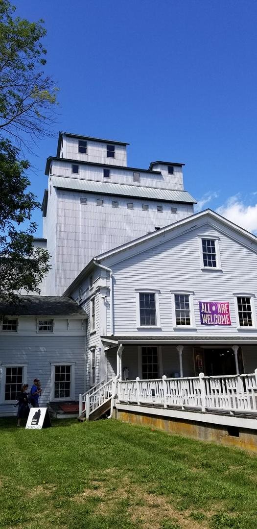 Old barn repurposed for a art center Wassaic NY