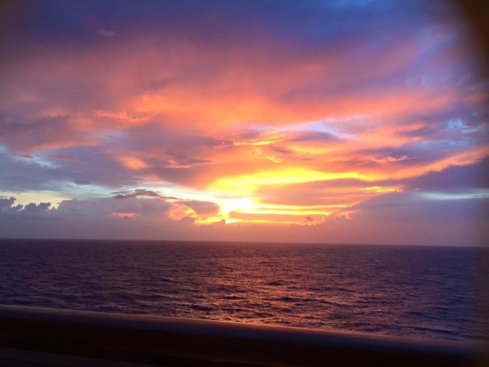 Sunrise at Puerto Rico.