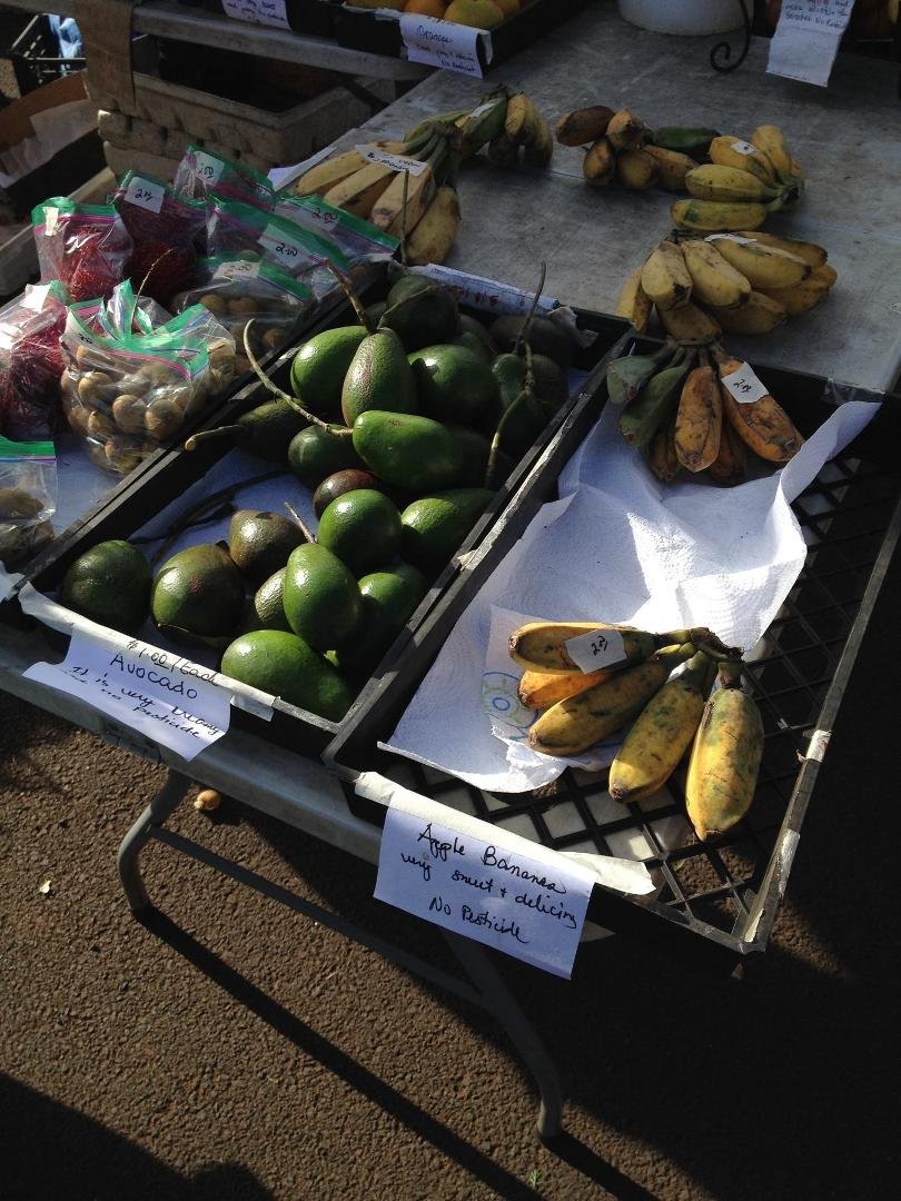 Farmers market in Kapaa, Kauai