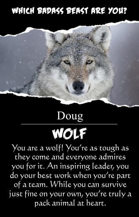 Which Badass Beast Are You? #WOW