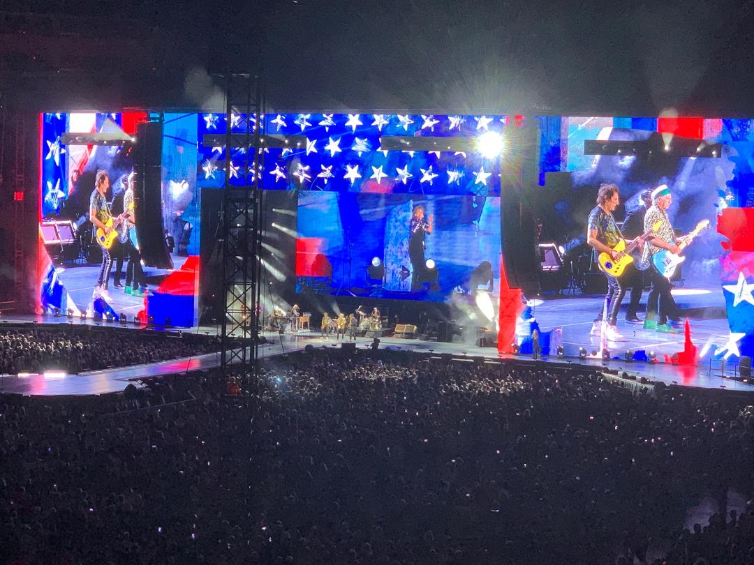 An amazing night at SoFi seeing The Rolling Stones. What a show! I am in awe!!