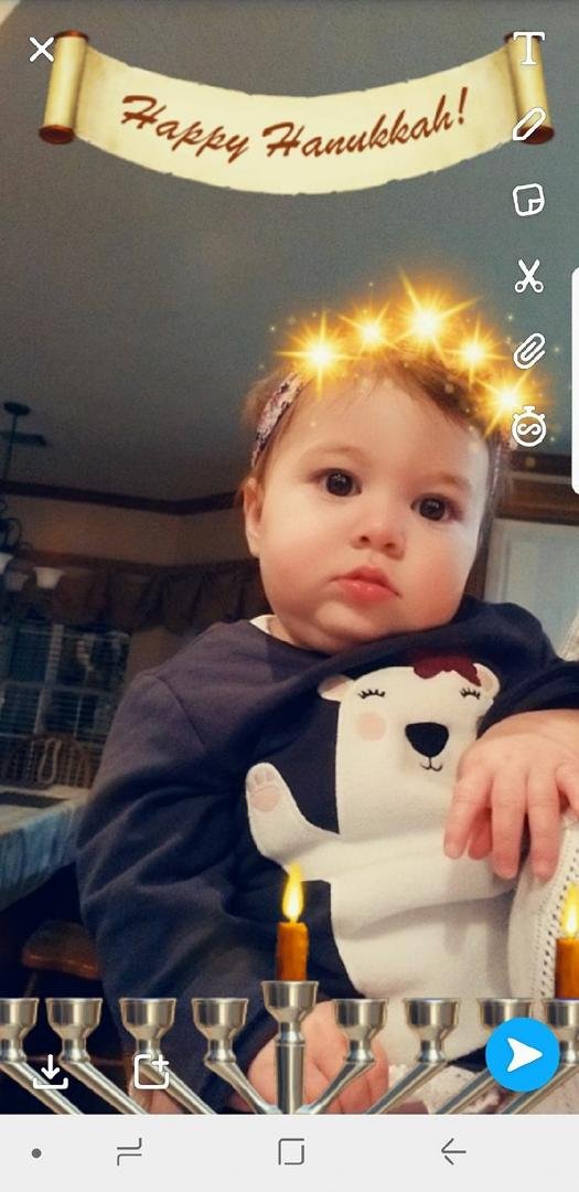 My granddaughter says it all, to all my friends Jewish or not enjoy this Hanukkah celebration