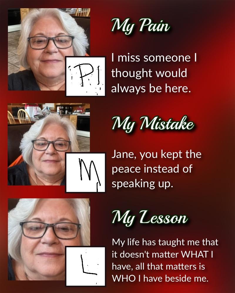 Draw a 'P', an 'M' and an 'L' To Reveal Your Pain, Your Mistake and Your Lesson