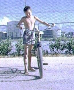 This was it December of 1952 on Jonston Island in the South Pacific where Dad was stationed.
