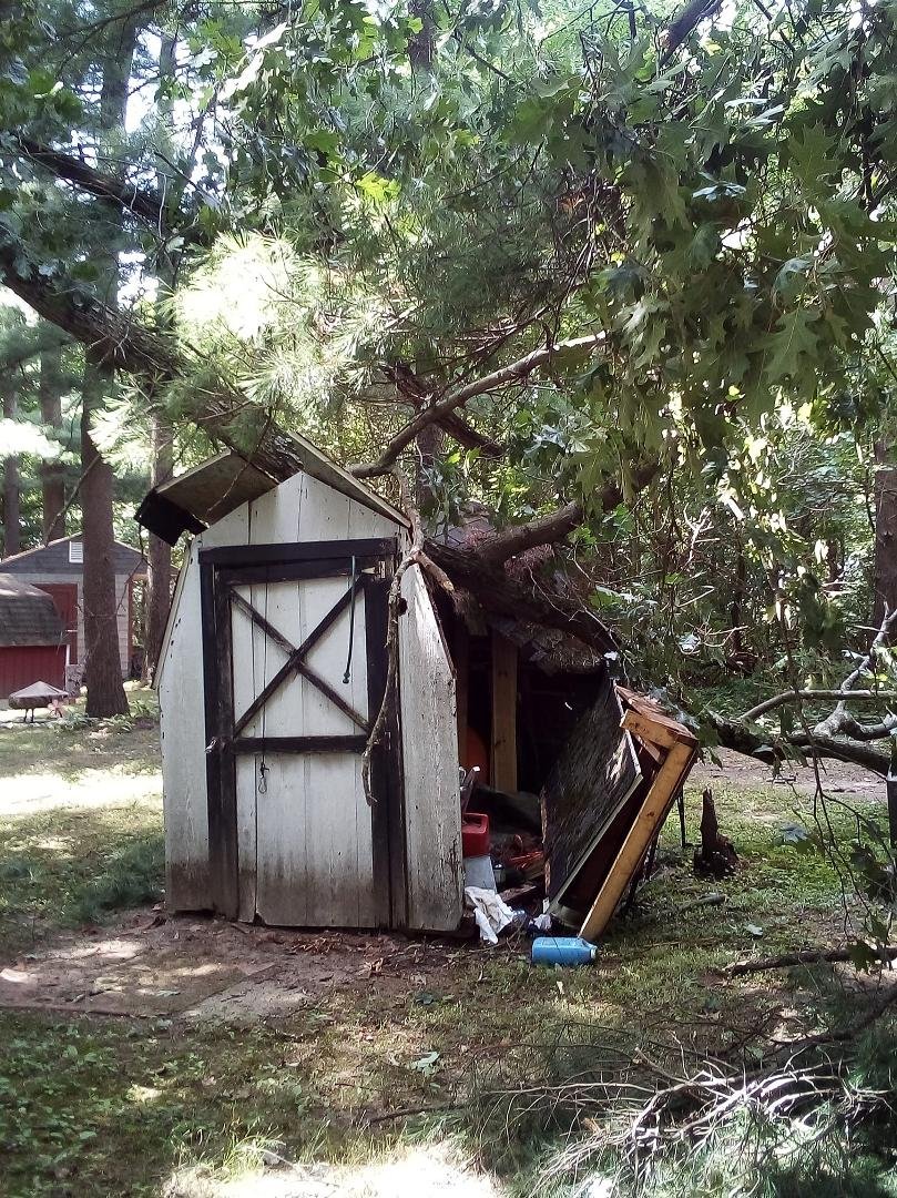 Here's what's left of my shed.