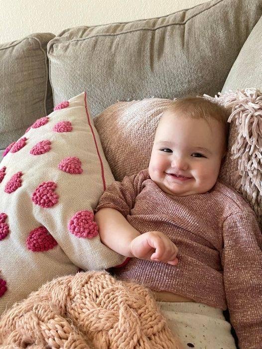 This great-granddaughter always has a smile.