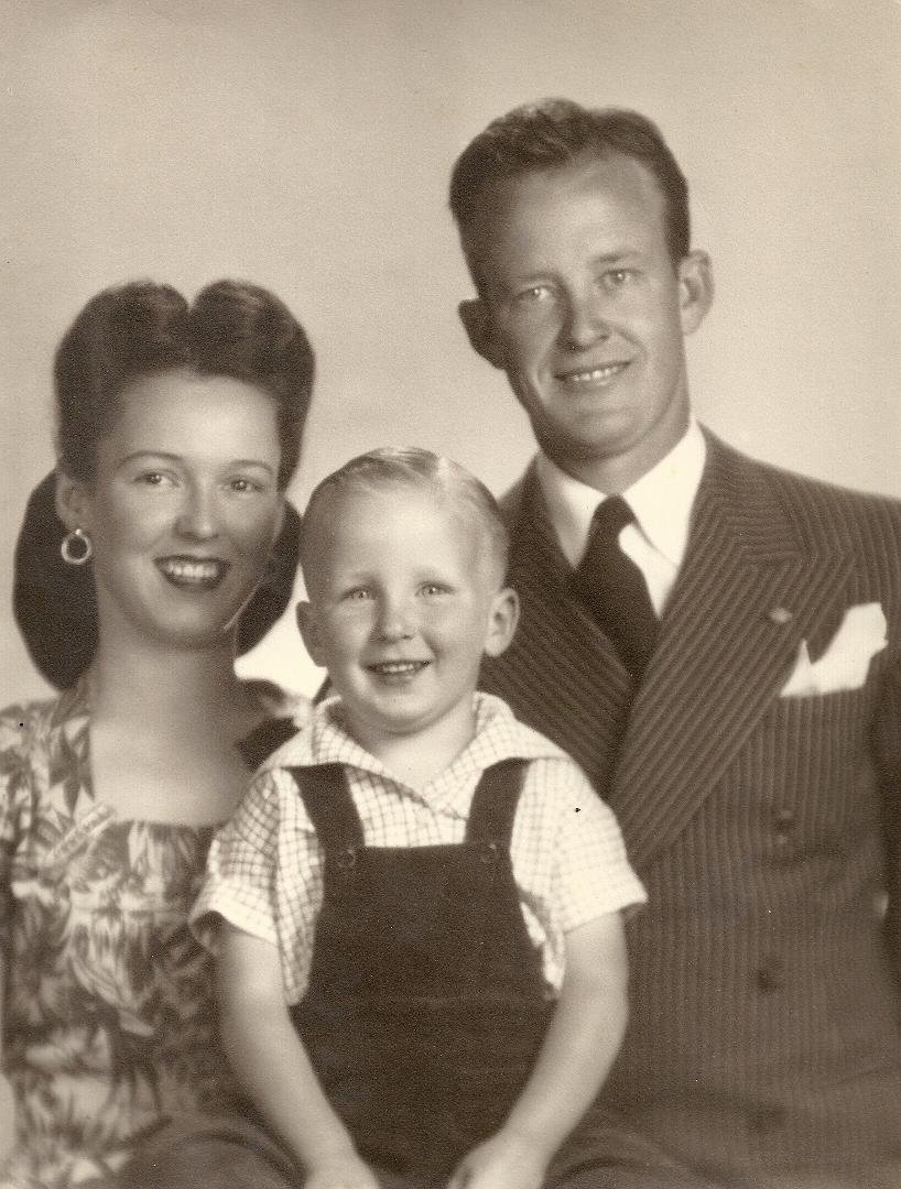 Just REMEMBERING my Mom, Virginia, on Mother's day for me and everyone who knew her !!! Ron, his Dad, Raymond and his mother, Virginia !!