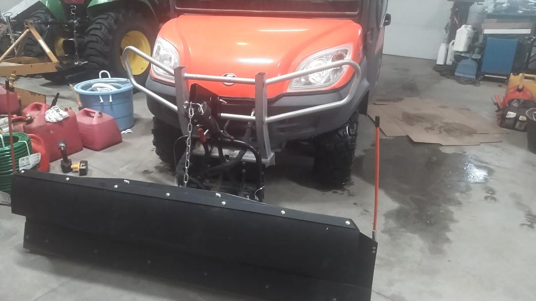 Just installed the plow so the snow can begin.