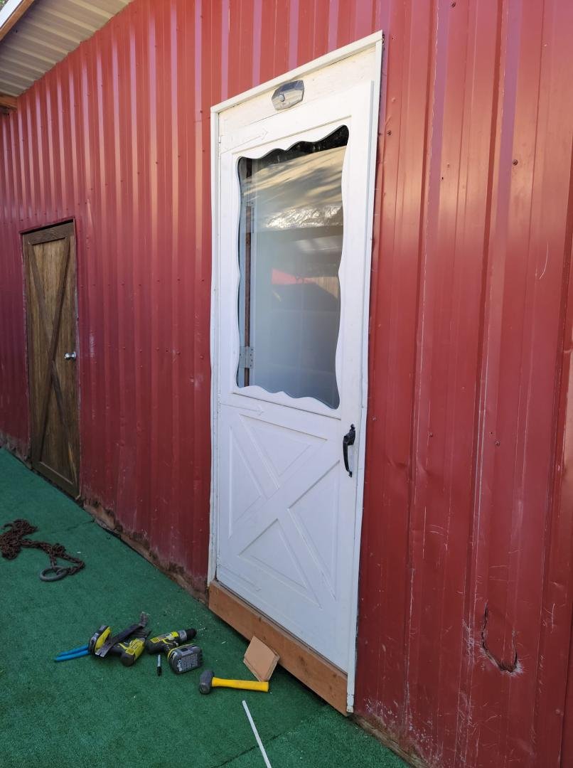 Got to love Craigslist free million-dollar wood door for my shop