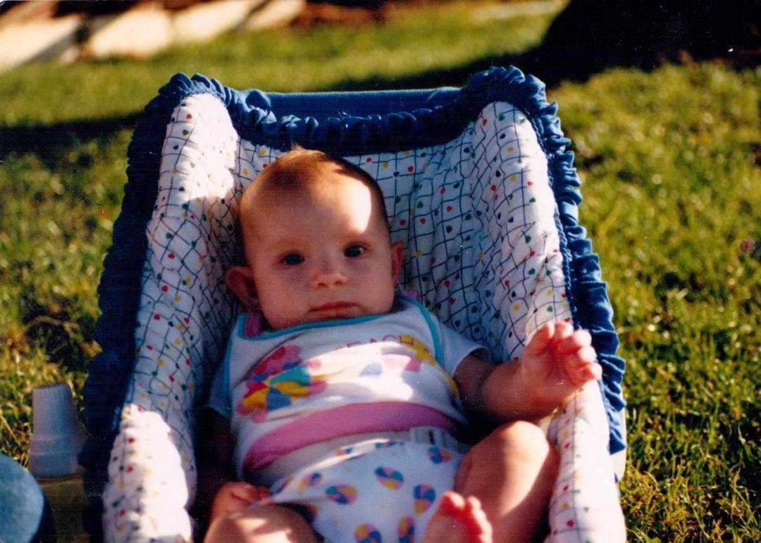 Do you remember when?
We used to bring this baby into Suzy's shop when we got our haircuts...