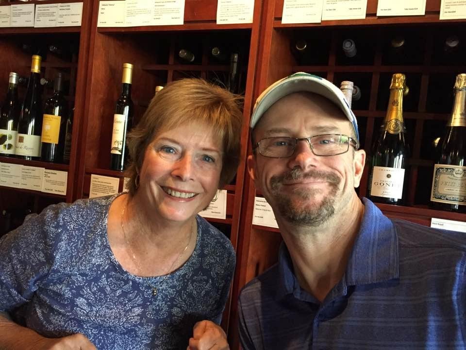 My son, David, here to celebrate his birthday weekend!