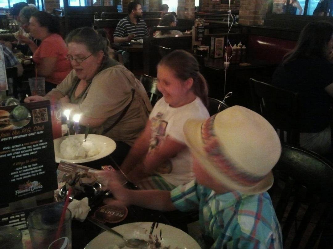 Yes, it was Ella's 11 Birthday. She was born on July 10th, 2003 @ 9:05 p.m. She has been the most wonderful granddaughter that Ralph & I could have ever hoped for...we love you Ella.