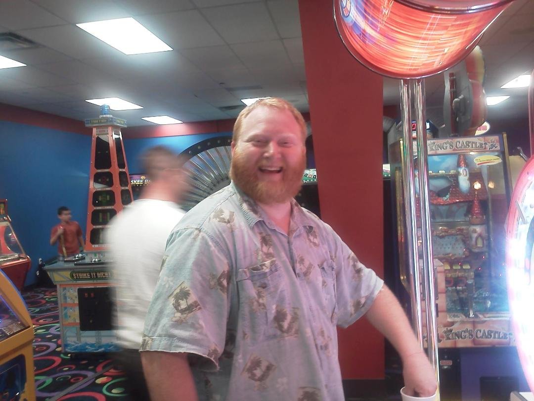 Mel at Nickel City on boy's day out