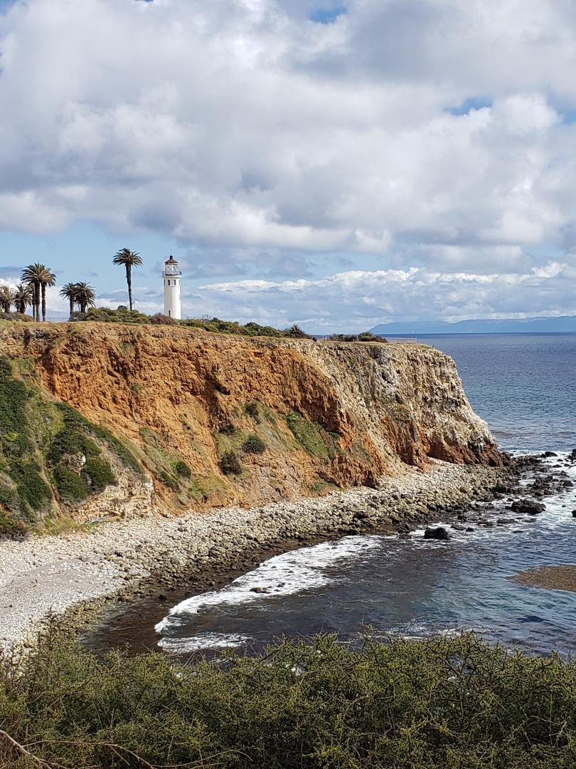Louie and I took the afternoon off and went out to the coast. Point Vincente beautiful as ever.