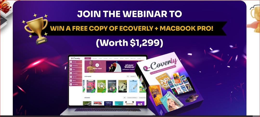 Calling all Authors or soon to be published Authors. Have you heard of e-Coverly, The World's First Ever Animated eCover Technology. I'd like to invite you to a SPECIAL Pre-Launch WEBINAR: Where you will learn how to Creat