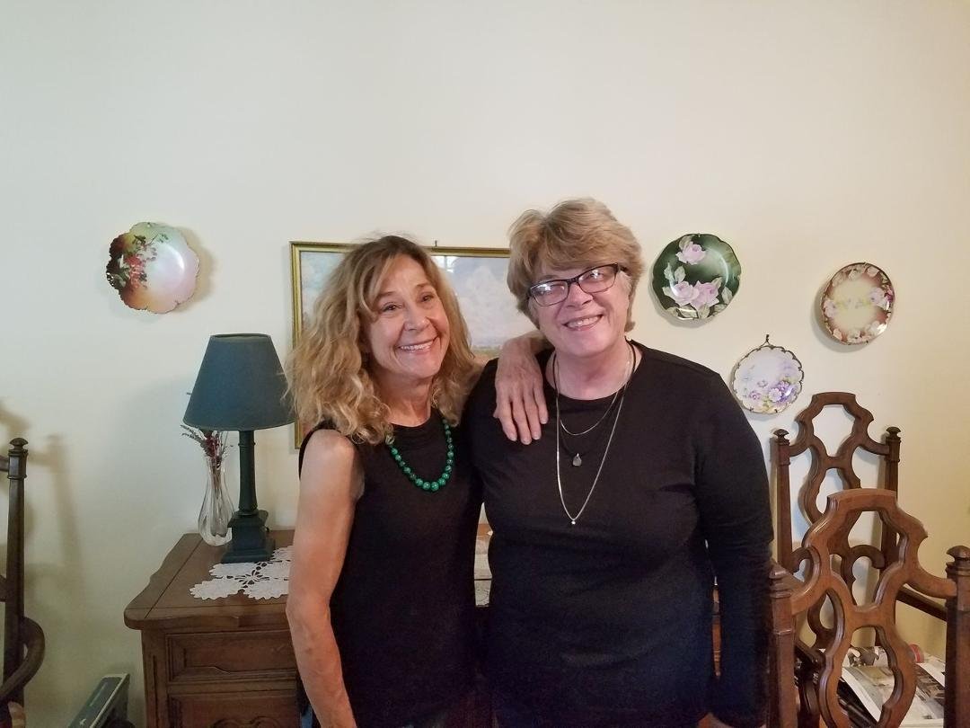 Packing precious items at Ann's childhood home.  Getting ready to put the house on the market. Many wonderful times, and great memories of time spent there.  
Ann's Mom gave me a wedding shower there, and made my wedding ca