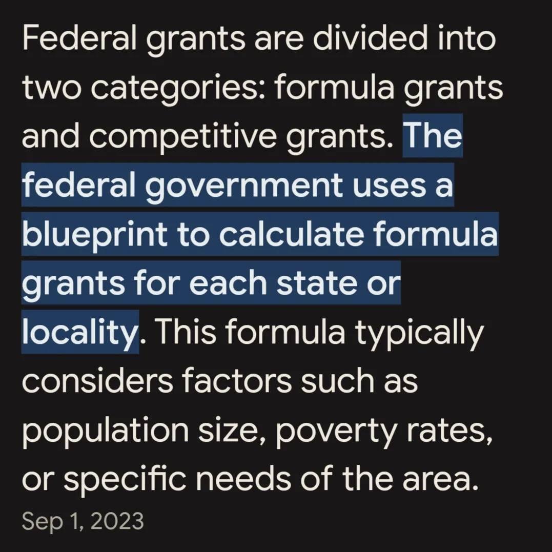 Just another way to redistribute tax revenues. It's your money!