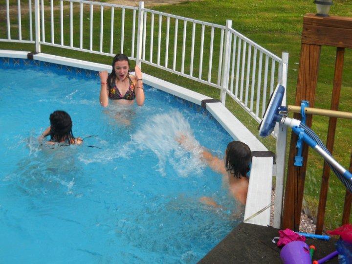 Robert Fletcher's album, pool party -- Jr/Sr Highs