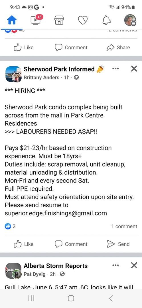Need a job?? Here you go. Just a screen shot, wasn't able to make it sharable.