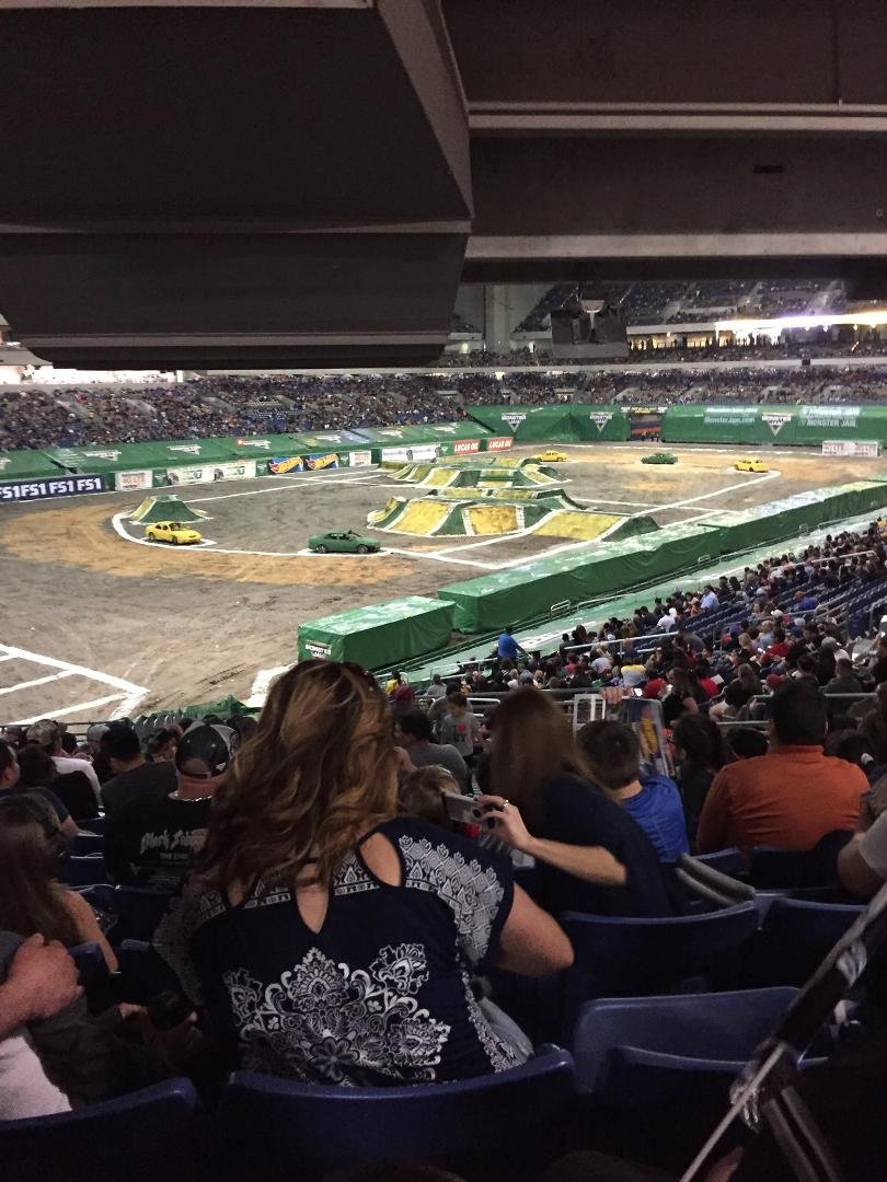At Monster Jam with Claire!