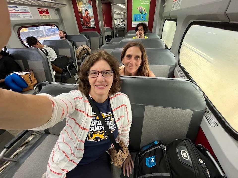 We survived the Plane portion of our day which included a misplaced phone (found in another shuttle passengers pocket 😳) a medical emergency on the flight (not ours) and a water bottle left behind in the airport. Happy fir