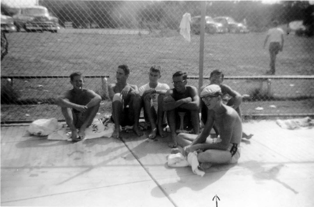 This images was taken the day that BSA Troop 186 won the swim meet at Senter Pool in Irving, in August 1962.