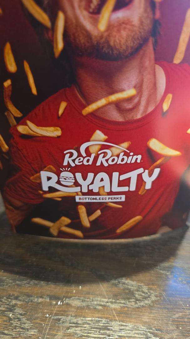 Ricky Baine ..look what I had for dinner...red robin