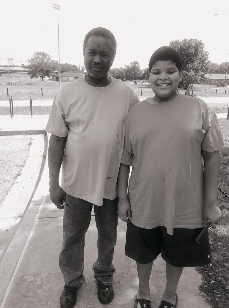 Me and my son ryan at central city park