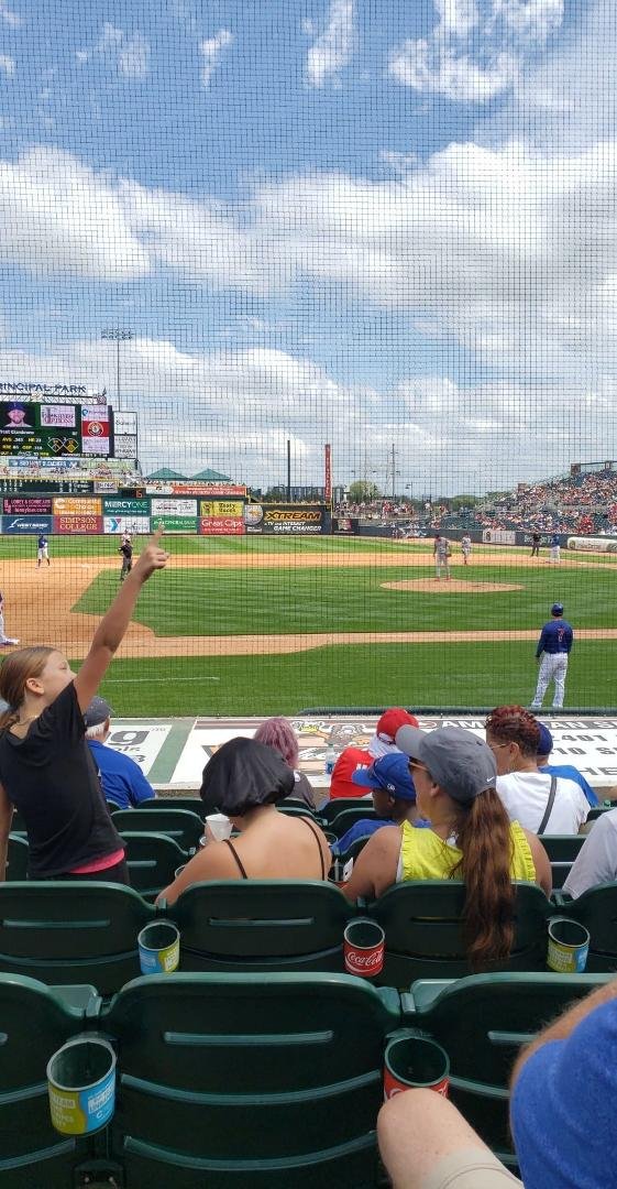 Bases loaded in the 4thinning of the icubs game!!!!