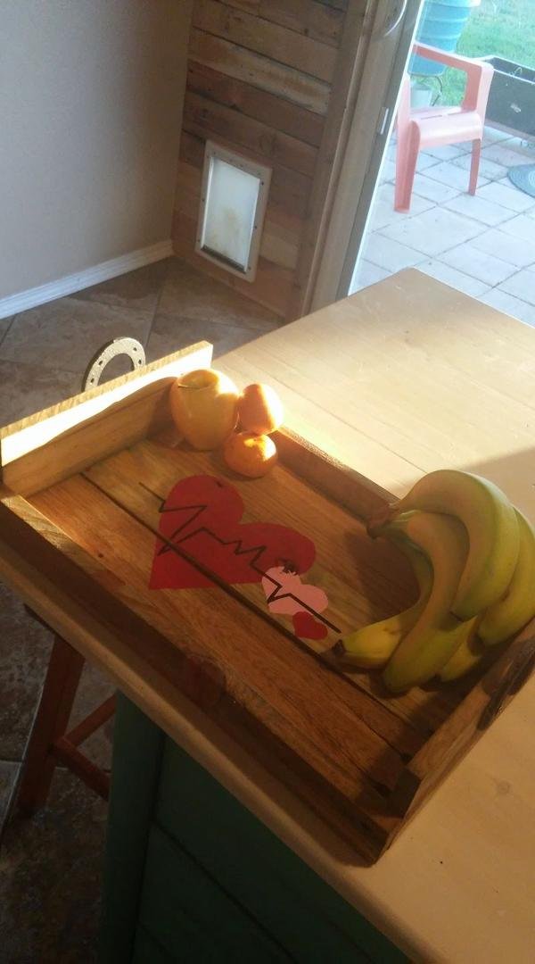 I made this tray today for my heart doctor!
