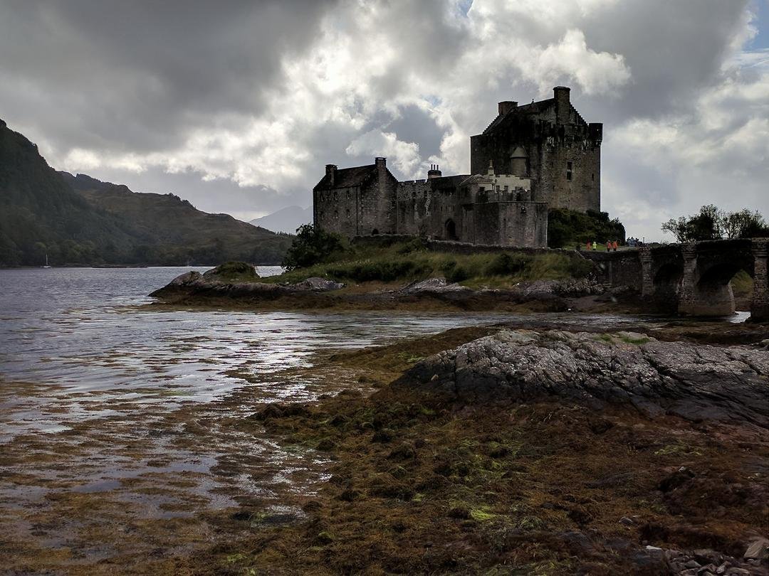 Eilean Donan Castle. Iconic site in the highlands. Enjoyed it and a tour of the Isle of Skye.