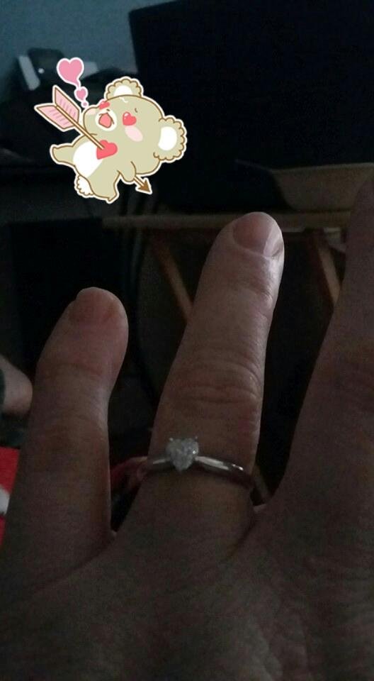 My beautiful engagement ring from Gerard Andrew Hailson