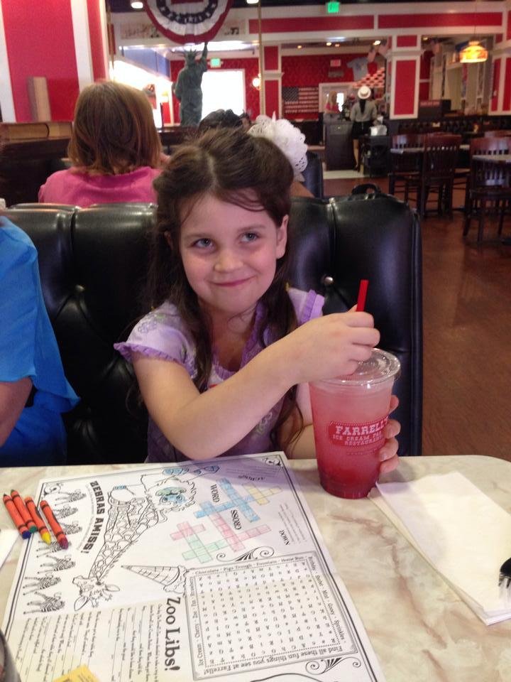 Our big 1st grader. Savanah. 6 going on 16. Way cute and super smart.