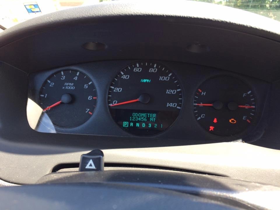 For those of you who play Odometer Poker this is called a straight. Not bad for my 2009 Chevy Impala. Think I'll keep her for three more years. Then maybe trade her in for something sporty. When I turn 65. Like a Ford Musta