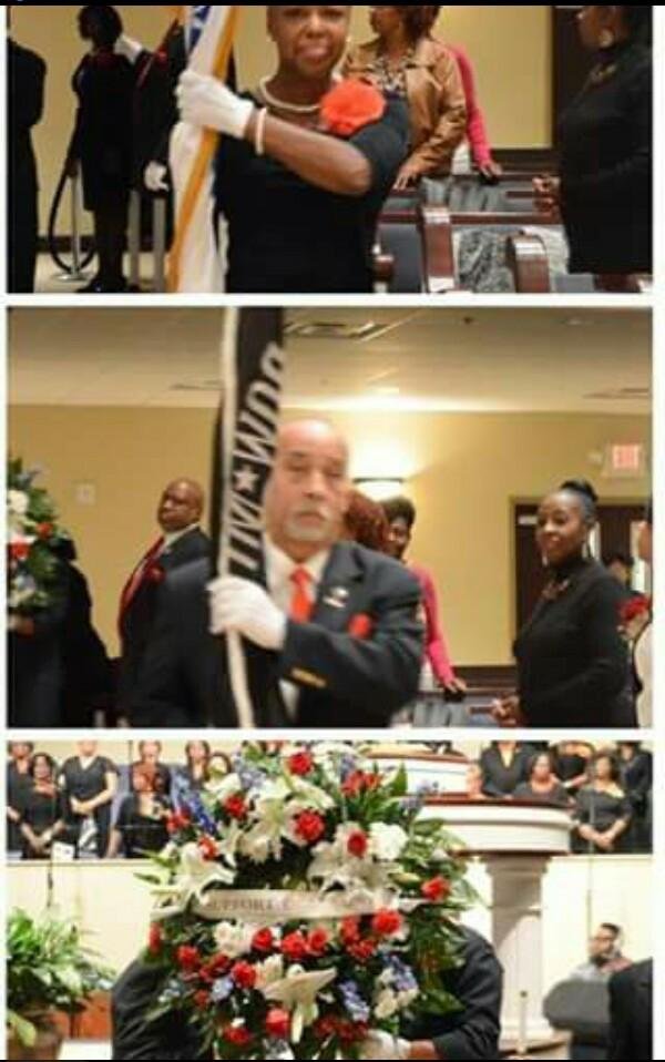 This past Sunday, I participated in Veteran's Day Recognition Celebration at Fairfield Baptist Church of Lithonia, Ga. bearing the Flag of the POW & MIA during our 7:30am & 10:45am services.