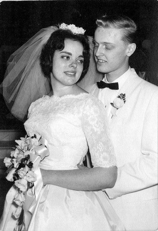 52 years married today. Our wedding Mass was the 2nd Mass said in mostly English (St. Petronille Catholic Church, Glen Ellyn, IL). Catherine Louise Cummings became Mrs. Edward T. Stoessel.