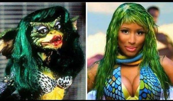 Nicki Minaj Before and after.