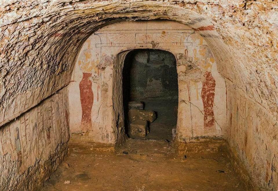 Egyptian European women this is supposed to be the tomb of Jesus just a thought Fam