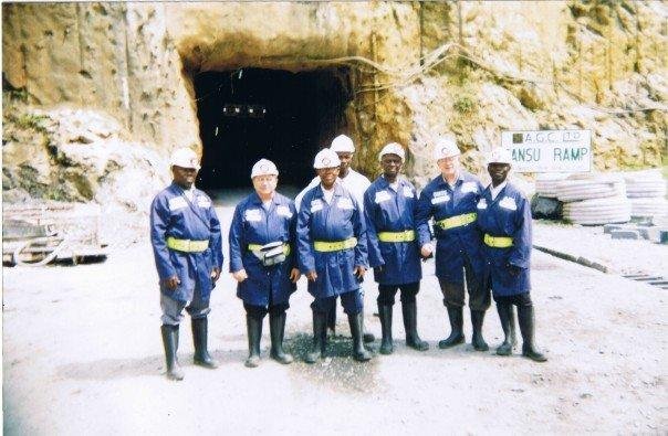 Gold mine in west Africa