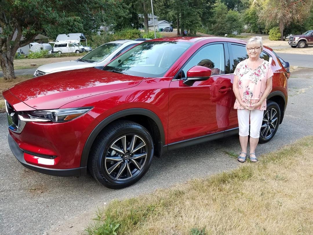 My beautiful new ride! A 2018 Mazda CX-5. Sweet!!