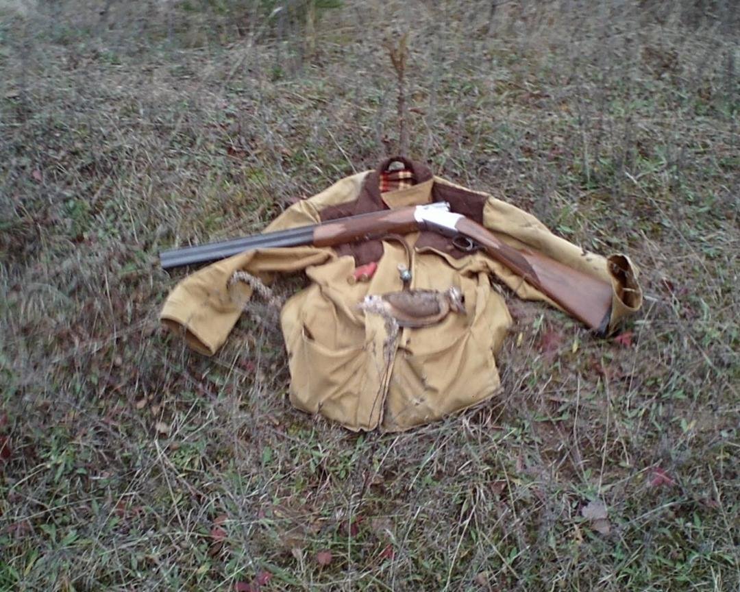 My first attempt at a selfie, and since I couldn't hold the gun and the bird as well as take the photo, here's the best I could do.   And I suppose you are all glad I left about what I kept in this photo.
