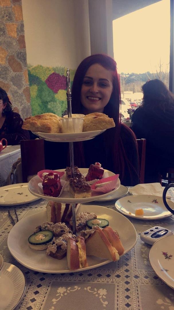 High Tea for Marina's birthday. Yummy