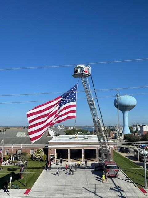 09. 11. Brigantine Fire dept. ceremony this morning