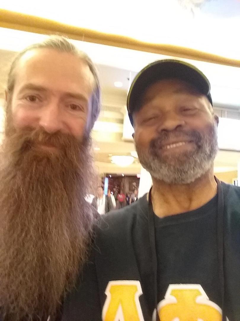 Dr. Aubrey DeGrey and me, Thursday October 4, 2019.