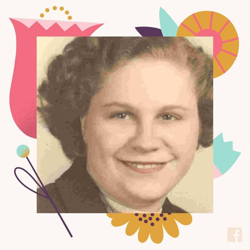 My beautiful Mom, Dora. she's been gone for 11 Mother's Day.  Miss you, Mom!
